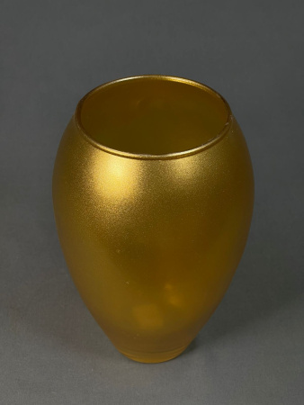 Ваза Лиголюкс золото Клавдия (средняя)